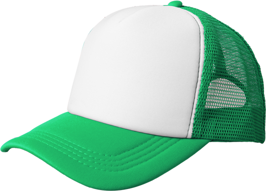 Green trucker hat